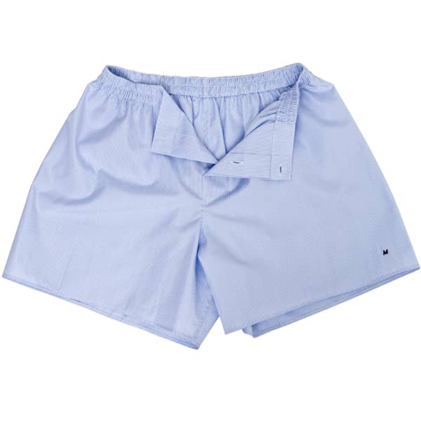 Men's Woven Boxer Shorts Classic in Sky Blue